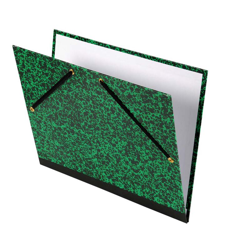 Carpeta Dibujo Canson 32x45cm m&aacute;rmol verde