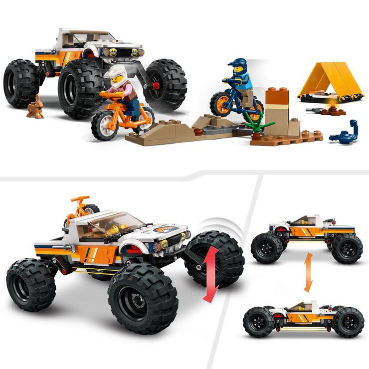 LEGO&reg; City Tot Terreny 4x4 Aventurer 60387