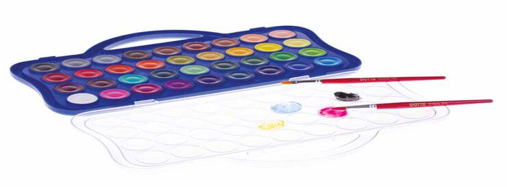 Acuarelas Giotto 36 colores + pinceles