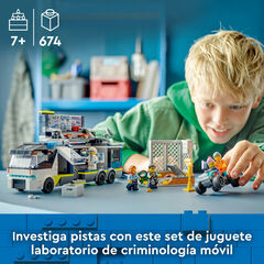 LEGO&reg; City Laboratorio de Criminolog&iacute;a M&oacute;vil de la Polic&iacute;a 60418