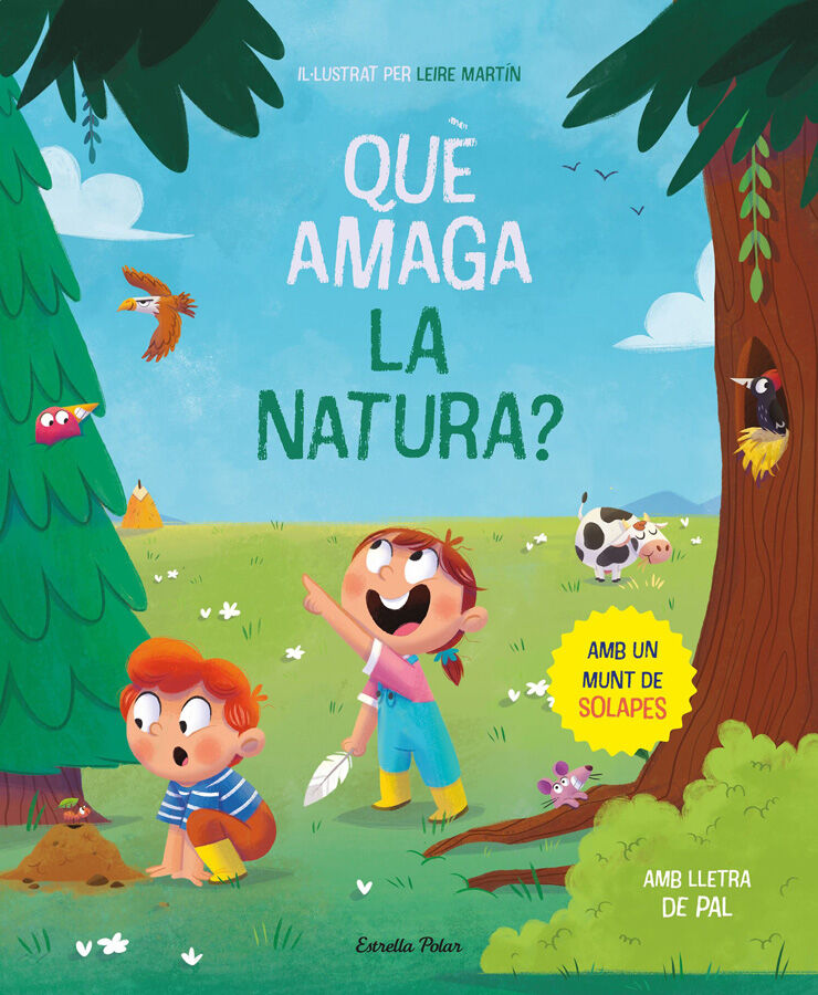 Qu&egrave; amaga la natura? Llibre amb solapes