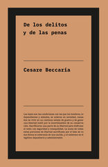 De los delitos y de las penas