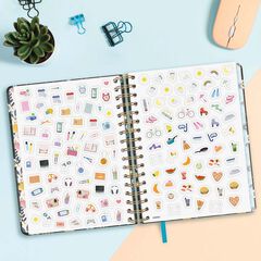 Agenda Finocam 16 mesos Vitae 1/4 setm/vista cas 2025-26 negre