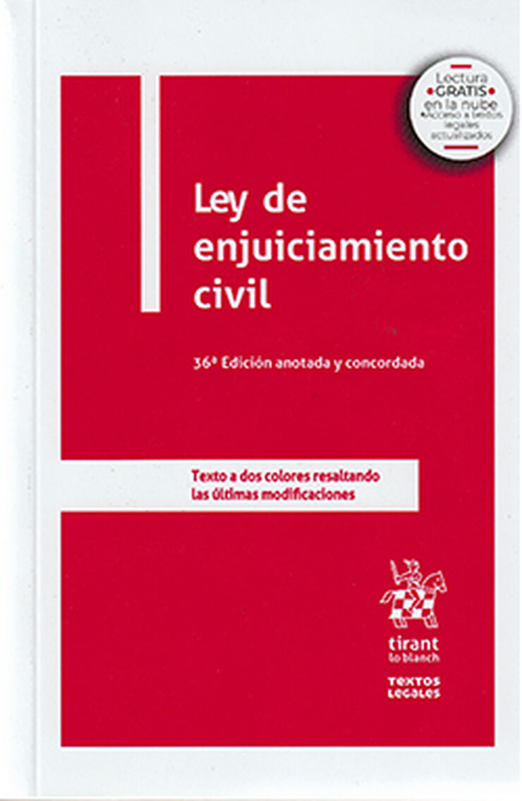 Ley de Enjuiciamiento Civil 36ed.