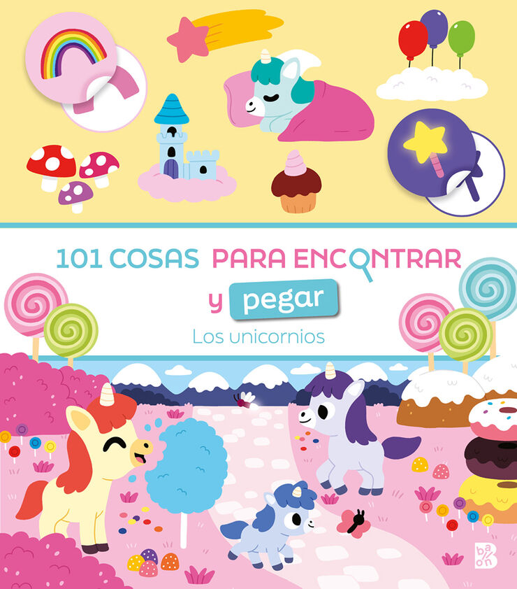 101 cosas para encontrar y pegar - Los unicornios