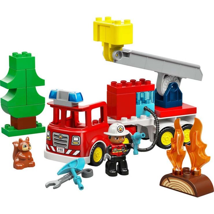 LEGO&reg; DUPLO Town Cami&oacute; de Bombers amb M&agrave;nega i Bombers 10473