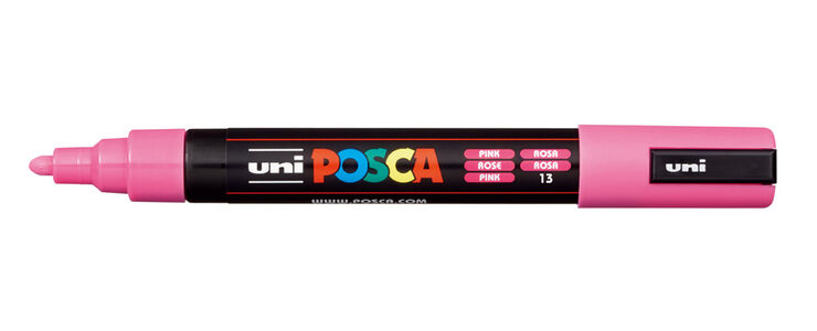 Retolador Posca PC-5M 1,8-2,5mm rosa