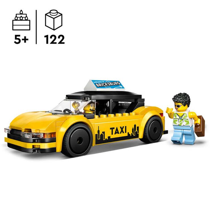 LEGO&reg; City Taxi Amarillo 60487