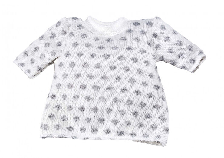 Ropa para mu&ntilde;eco Abacus Vestido lana puntos p&eacute;rtiga