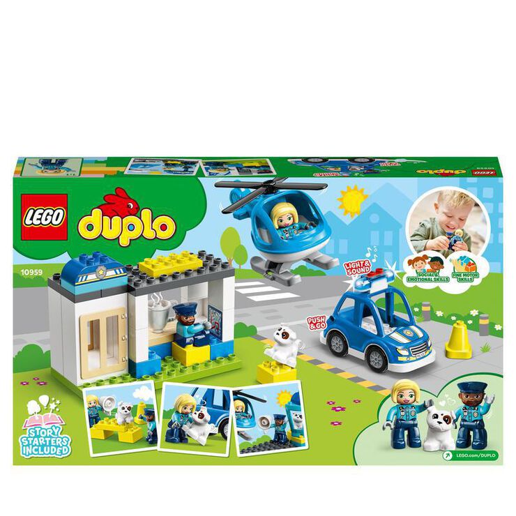 LEGO&reg; Duplo comissaria de policia i helic&ograve;pter 10959