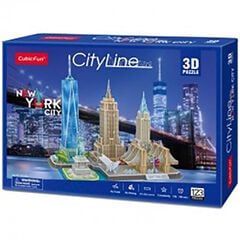 Puzle 3D Nova York 123 piezas
