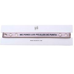 Pulsera tela UO Me pones los pelillos ...