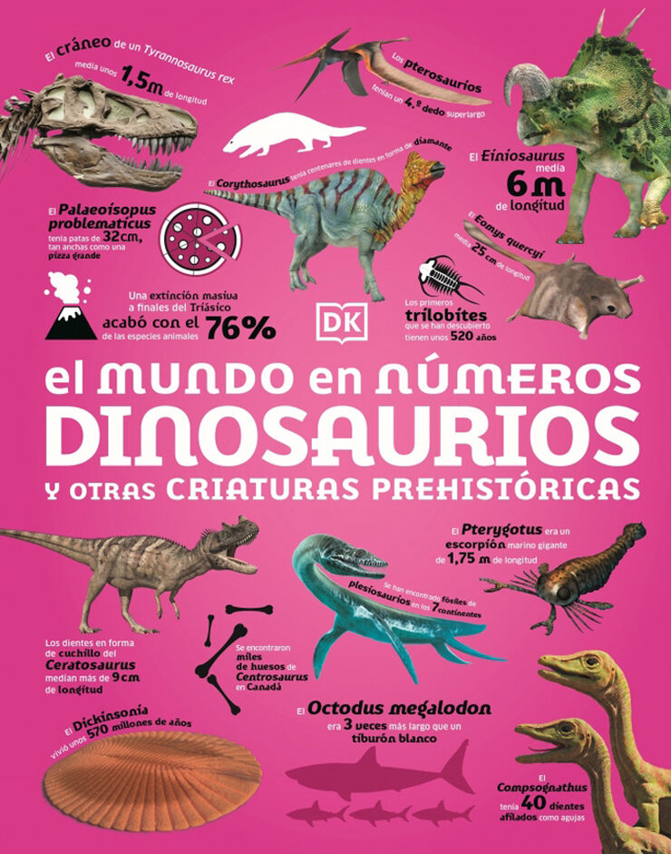 El mundo en n&uacute;meros. Dinosaurios y otras criaturas prehist&oacute;ricas