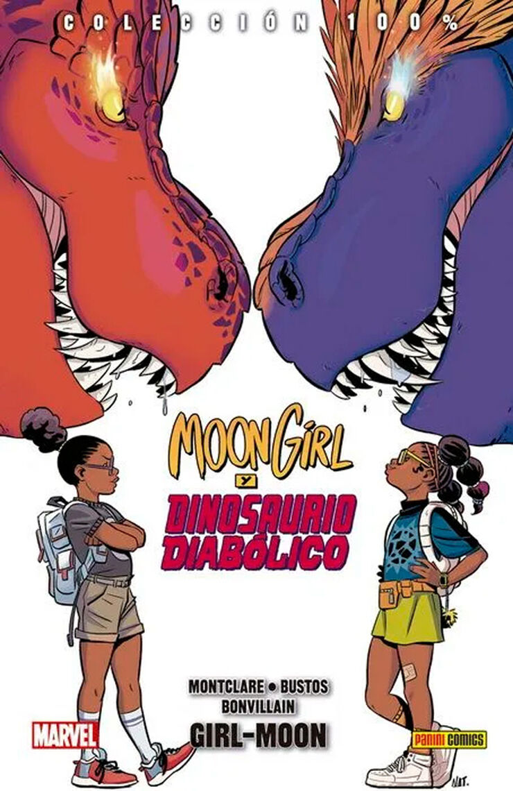 100% Marvel HC. Moon Girl y Dinosaurio Diab&oacute;lico 4