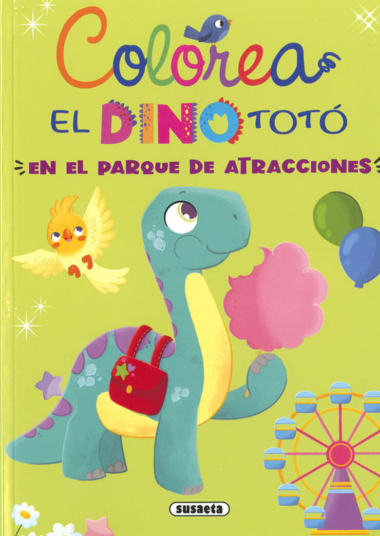 El dino Tot&oacute; en el parque de atracciones