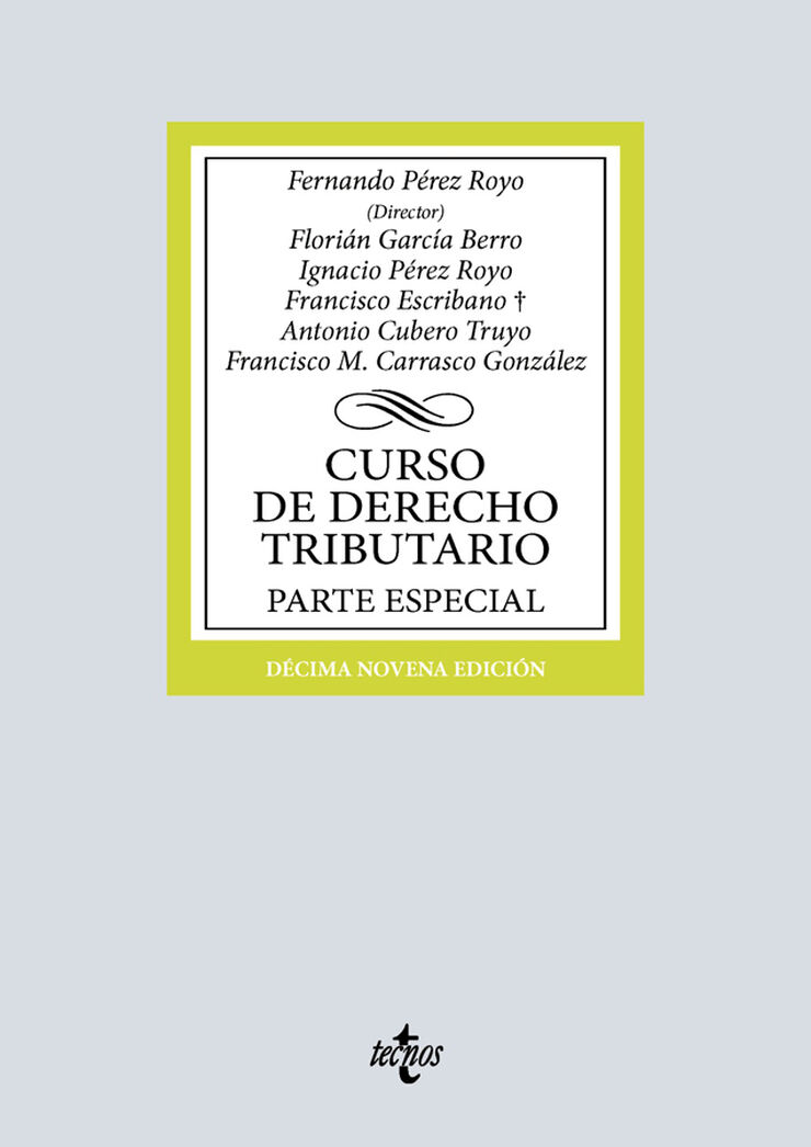 Curso de Derecho Tributario