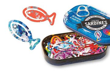 Clips Punts de Llibre Sardina