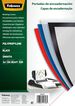 Tapes d'enquadernar A4 transl&uacute;cides Fellowes PP 450 micres negre 100u