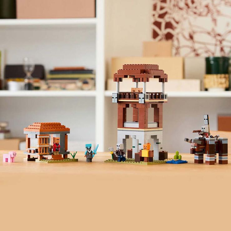 LEGO&reg; Minecraft El Campament dels Salvatges i el Devastador 21278