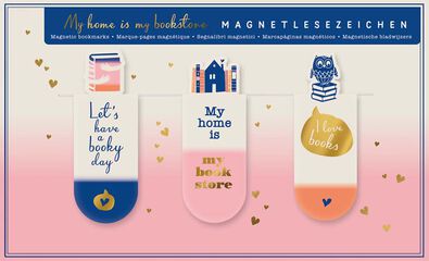 Punt de Llibre magn&egrave;tic My Home Is... 3u