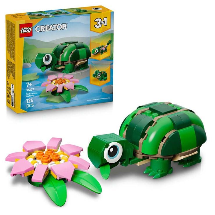 LEGO&reg; LEGO Creator Tortuga amb Flor de Nen&uacute;far 31377