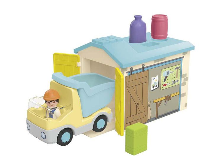 Playmobil Junior Cami&oacute; amb Garatge 71686