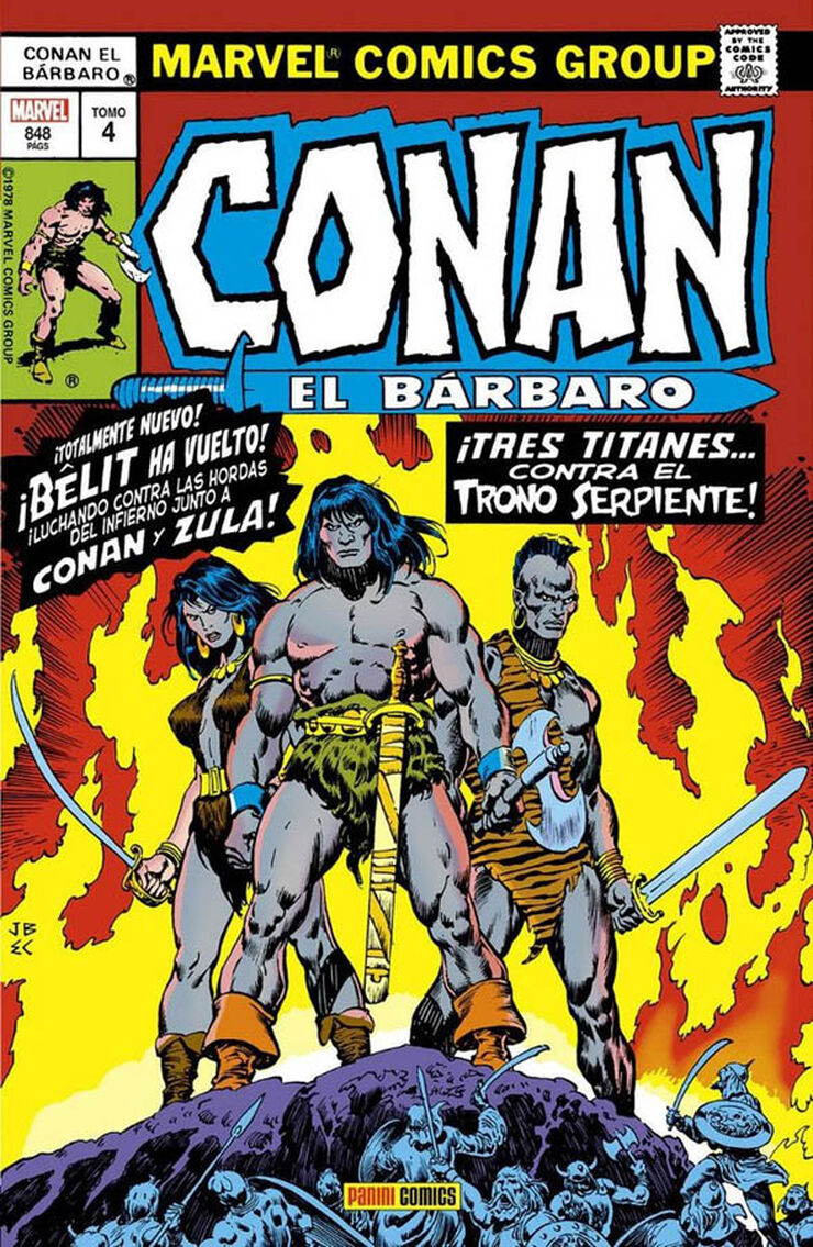 Marvel Gold Omnibus Conan el b&aacute;rbaro. La etapa Marvel original 4