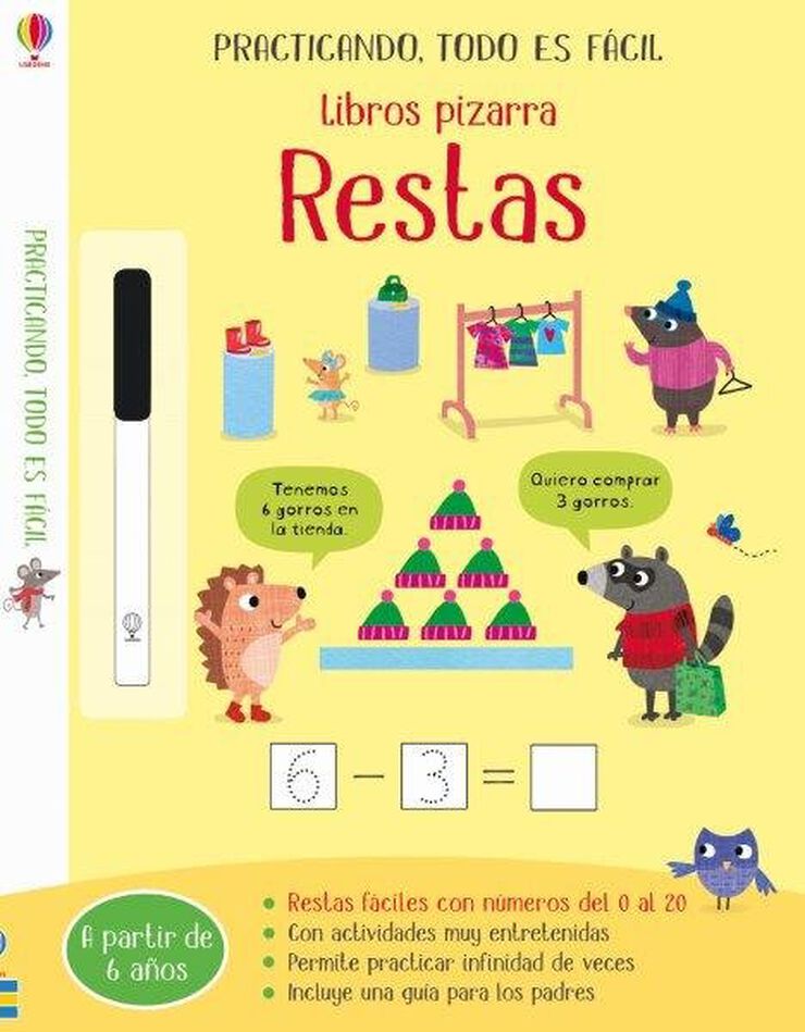 Libros pizarra - Restas