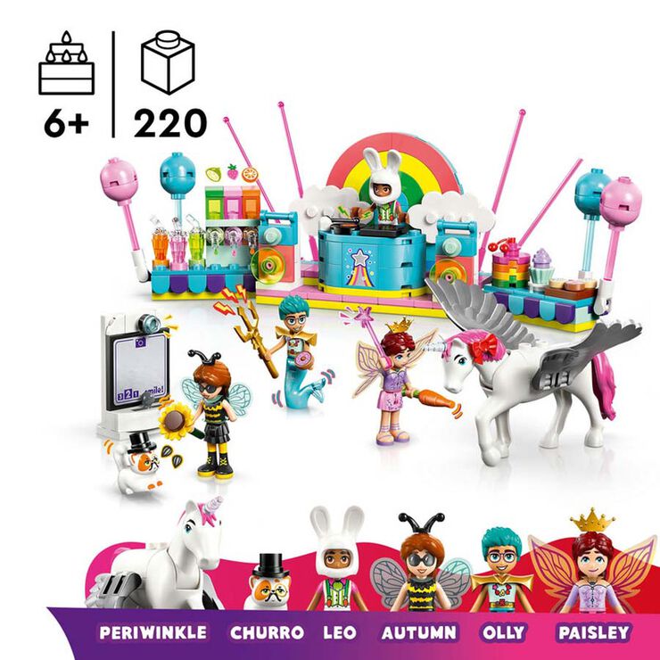 LEGO&reg; Friends Fiesta de Disfraces con Unicornio y Hada 42661