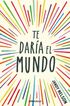 Te dar&iacute;a el mundo (Best Young Adult)