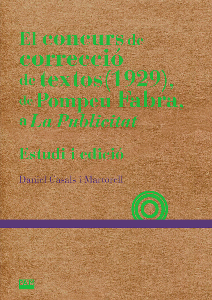 El concurs de correcci&oacute; de textos (1929), de Pompeu Fabra, a La Publicitat
