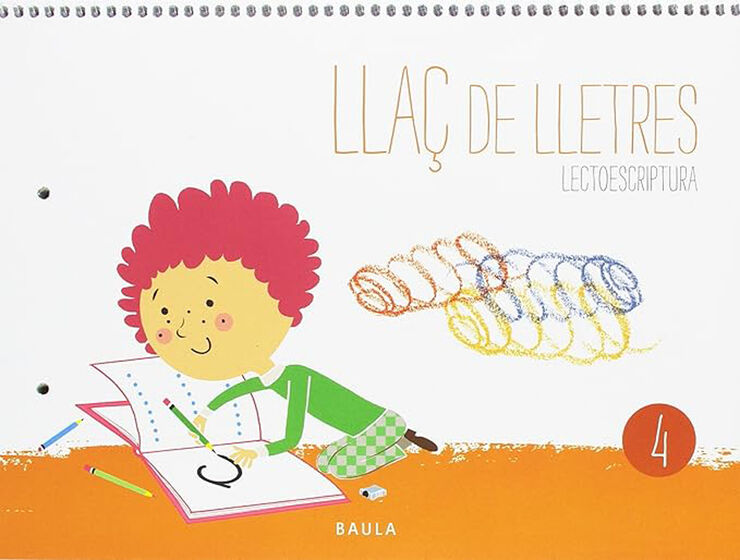 Lla&ccedil; de Lletres Lectoescriptura 4 Infantil Baula