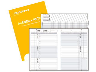 Agenda Memo Notes Abacus A4 catal&agrave;