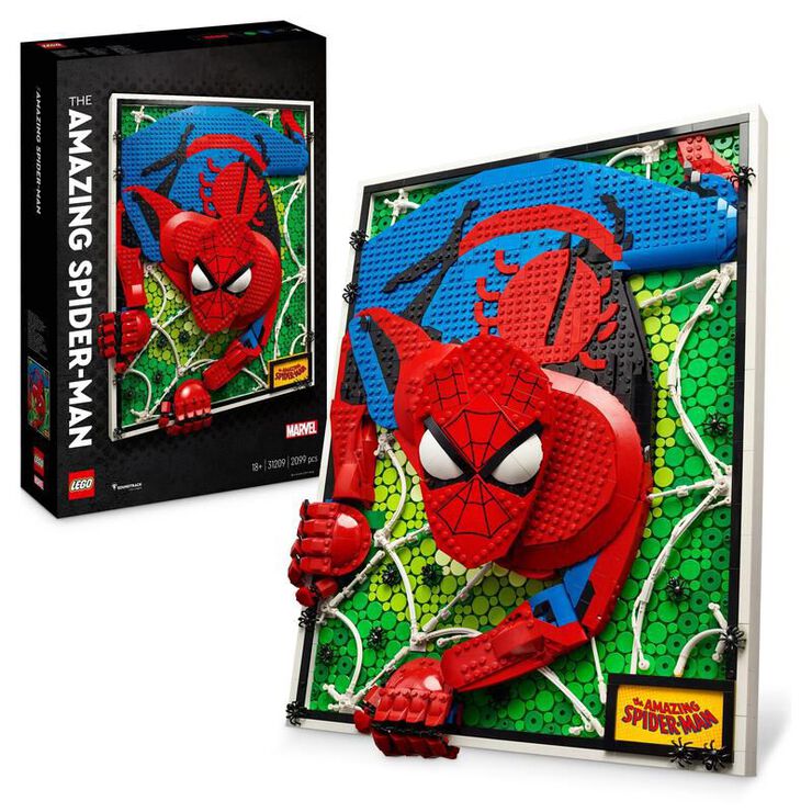 LEGO&reg; ART El Incre&iacute;ble Spider-Man Set Mural 3D 31209