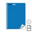 Libreta espiral Abacus A5 80 hojas raya horizontal azul
