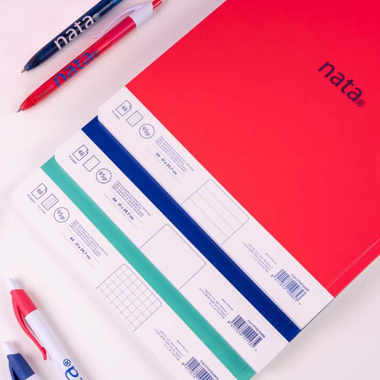 Libreta A4 48 hojas liso Milan Nata 624 verde