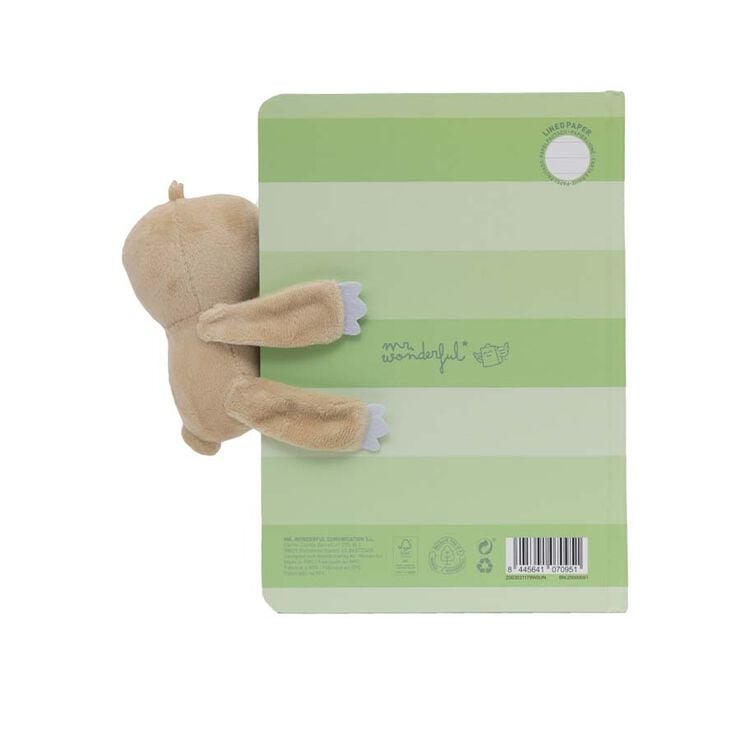 Libreta A5 Peluche Mr.Wonderful Oso Mandroso