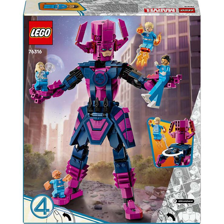 LEGO&reg; Super Heroes Cuatro Fant&aacute;sticos vs. Figura para Construir de Galactus 76316