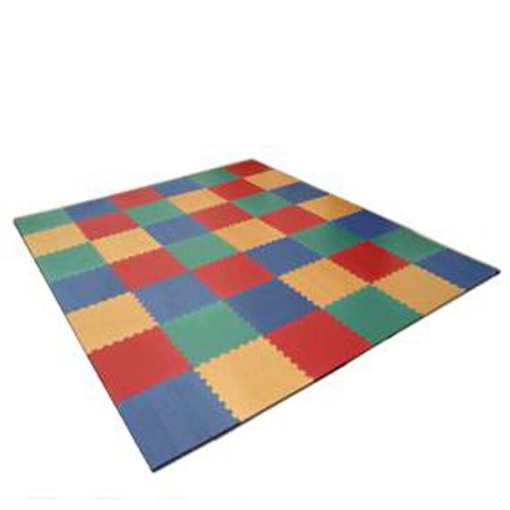 Suelo de puzzle Pavi Play Multi Central 600x600x1,5 mm Azul