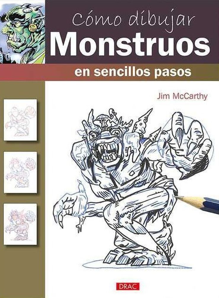 C&oacute;mo dibujar Monstruos en sencillos pasos