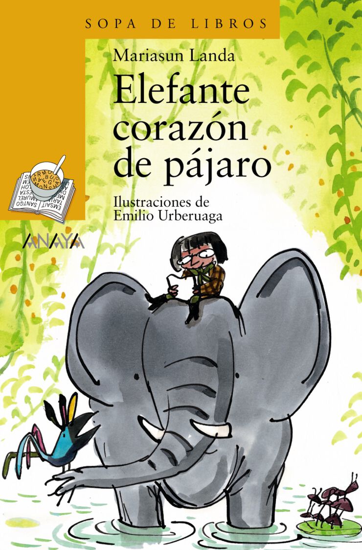 Elefante coraz&oacute;n de p&aacute;jaro