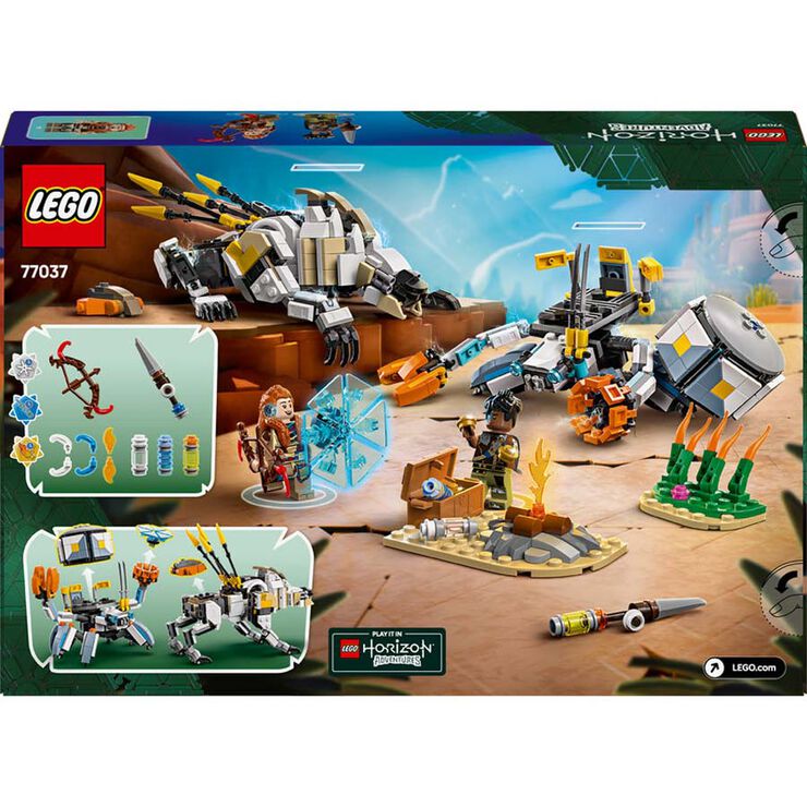 LEGO&reg; Horizon Aloy y Varl vs. Cangrejo y Dientes Serrados 77037