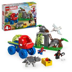 LEGO&reg; Spidey Todoterreno Dinosaurio y Equipo Spidey al Rescate 11199