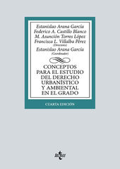 Conceptos para el estudio del Derecho urban&iacute;stico y ambiental en el grado