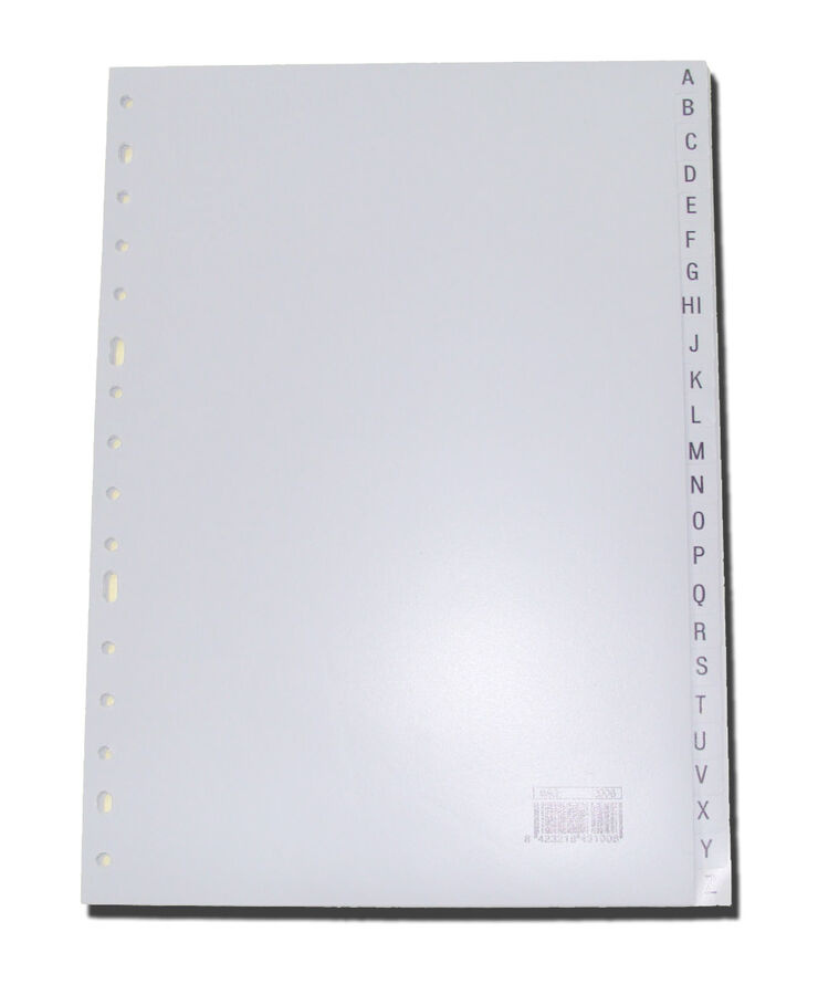 Separador ABC imprimible reciclado Abraxas Folio