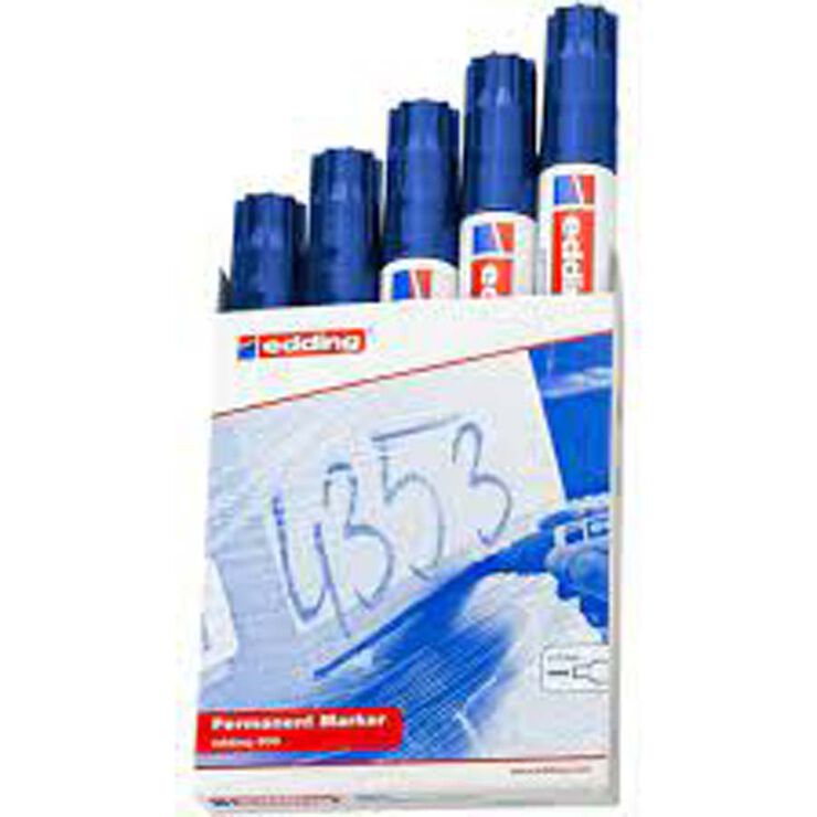 Retoladors permanents Edding 800 blau 5u