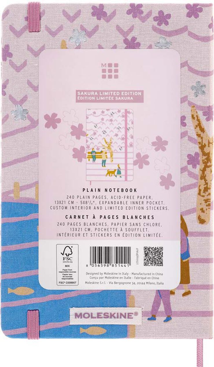 Llibreta Moleskine Sakura L llis