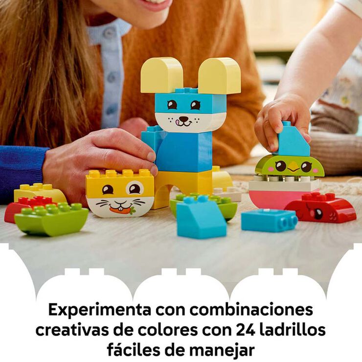 LEGO&reg; DUPLO My First Simp&agrave;tiques Mascotes Creatives &laquo;3 en 1&raquo; 10477
