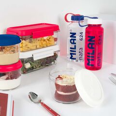 Botella trit&aacute;n Milan Nata 624 650ml rosa