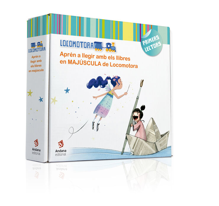 Apr&eacute;n a llegir amb els llibres en MAJ&Uacute;SCULA de Locomotora